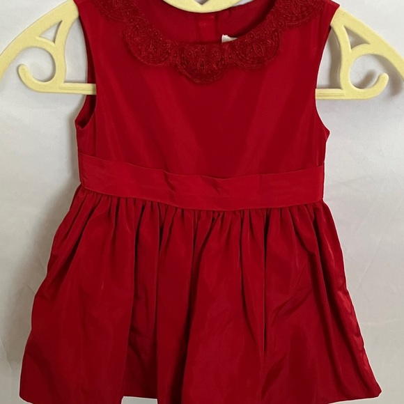Target x Neiman Marcus-Jason Wu:Red Holiday/Christmas Dress- Gold tone-24 Months - Picture 9 of 16